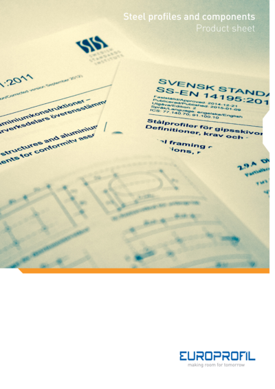 Steel profiles and components ENG